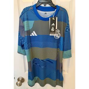 Adidas Real Madrid 2025-26 Pre-Match Soccer Jersey Youth Size L 13/14Y